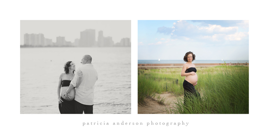 Montrose Beach Maternity Photography