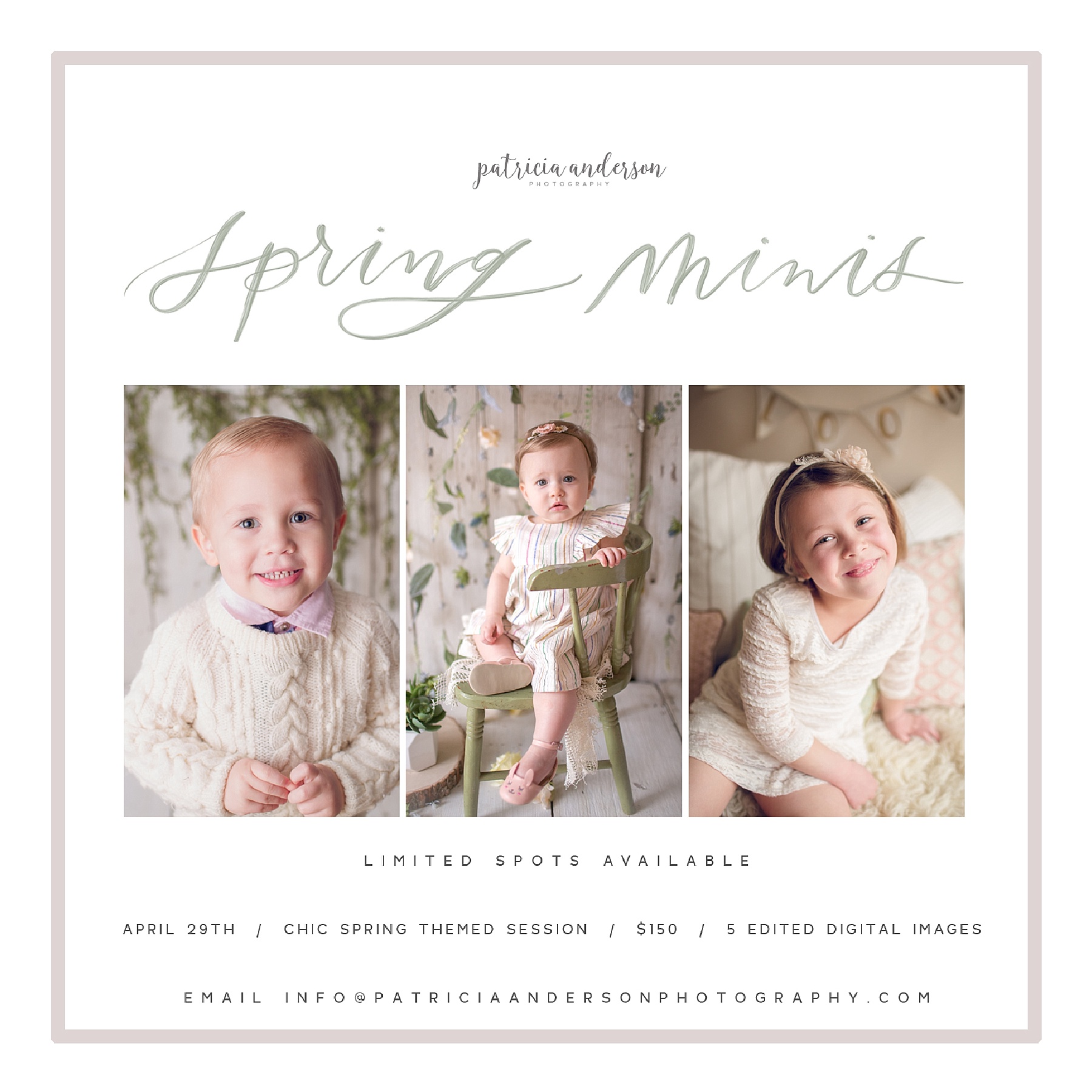NOW BOOKING - Spring Mini Sessions ( Chicago Photographer )
