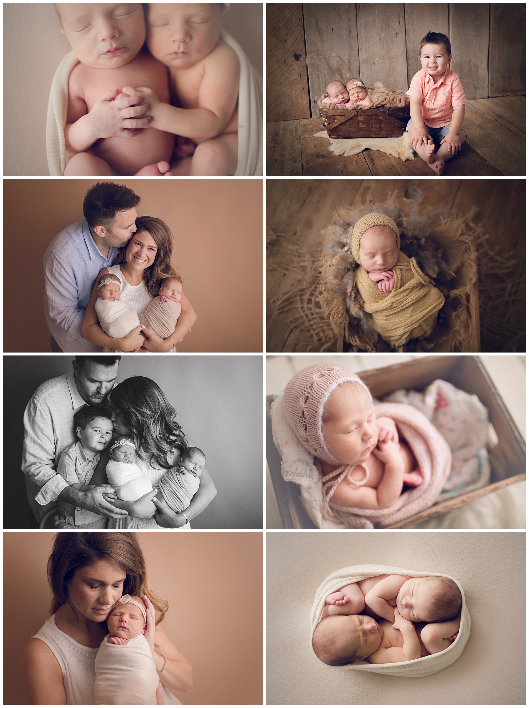 Twice the Fun | Chicago Twin Newborn Photography | Patricia Anderson Photography