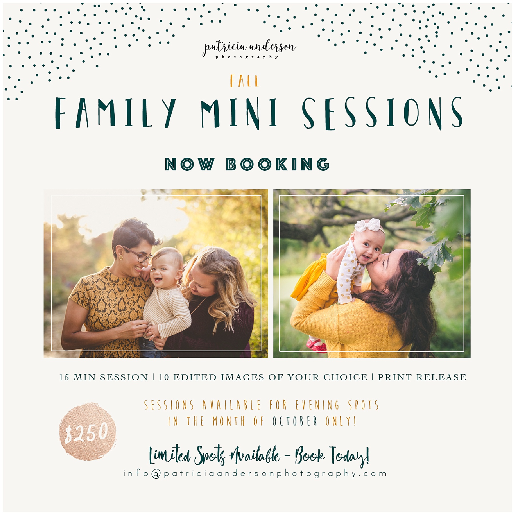 Fall 2017 Mini Sessions | Chicago Photographer | Patricia Anderson Photography